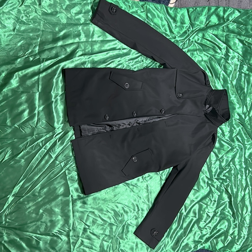 X-Large Mens black trench coat